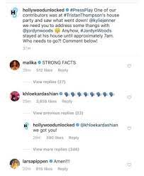 Lo ha revelado en un podcast que ha publicado hollywood unlocked,. Tristan Thompson Responde Rumores Infidelidad Jordyn Woods Actitudfem