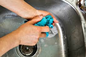 keep dish rags from smelling: get rid