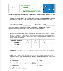 If using the circuit builder gizmo for whole class instruction, you may want to provide copies of the ins. May I Please Have This Amswered As Soon As Possible I Chegg Com