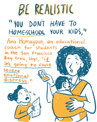 Beim homeschooling findet auch eine unterrichtung statt und es hängt von den fähigkeiten der eltern ab, wie das kind lernt. Comic How To Home School During The Coronavirus School Closures Npr