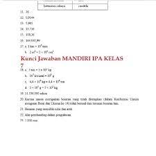Di sini kami sediakan materi untuk pelajaran matematika peminatan. Jual Terbaru Buku Mandiri Ipa Smp Kelas 7 Vii K13 Soal Jawaban Kurtilas Jakarta Pusat Mariadi Agustina Tokopedia