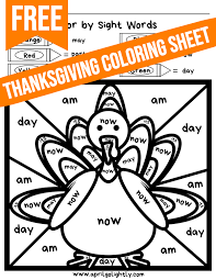 These spring coloring pages are sure to get the kids in the mood for warmer weather. Thanksgiving Coloring Pages Free Printables April Golightly