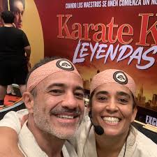 En el stand de Sony Pictures compartiendo con los asistentes del MegaCon  con motivo del estreno de Karate Kid Legends #karatekidlegends  #kyokyshinkenbukai