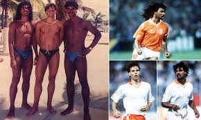 Marco van basten was born on october 31, 1964 in utrecht, utrecht, netherlands. Ruud Gullit Posts Throwback Photo Alongside Former Teammates Marco Van Basten And Frank Rijkaard Daily Mail Online