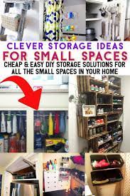 38 Creative Storage Solutions For Small Spaces Awesome Diy Ideas In 2021 Small House Storage Small Space Storage Solutions Tiny House Storage