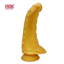FAAK silicone huge golden dildo big anal sex toys butt plug suction curved  sex products bumpy g-spot stimulate prostate massage - купить по выгодной  цене | AliExpress