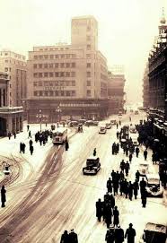 București Calea Victoriei Anii 30 In Timpul Iernii București Oraș Istorie