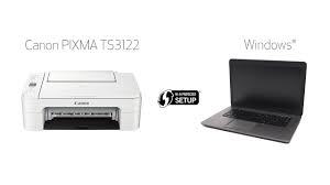 Setting Up Your Wireless Canon Pixma Ts3122 Wifi Protected Setup With A Windows Computer Youtube