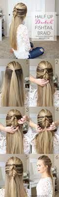 Half Up Mini Dutch Fishtail Braid Missy Sue Hair Styles Fish Tail Braid Long Hair Styles