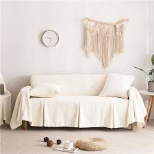 Sofa covers should also be at the top of your list when purchasing a new sofa. Premium Nonslip Linen Sofa Cover Universal Slipcover Furniture Protector Magic Slip Cover With Ruffles Dawnspaces