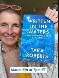 Today I'm thrilled to announce our next selection for the Onward Book Club,  and as it happens, today is its publication day! The book is WRITTEN IN THE  WATERS, by the extraordinary