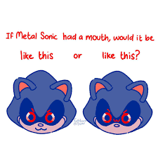 If Metal Sonic had a mouth. (By @Kaitou_Star) : r/SonicTheHedgehog