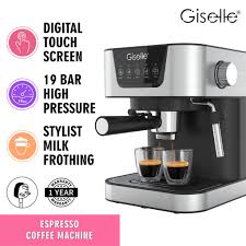 At wiki espresso machine, we understand that getting that right cup of coffee in the morning is not only important to chase those monday blues away but also helps to keep you energized throughout the day. 19bar Giselle Espresso Coffee Milk Bubble Maker Machine With Milk Frothing With Water Filter Cartridge 1050w Kea0332 Shopee Malaysia