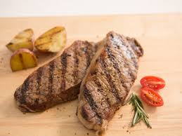 Sear the steak quickly over high heat, about two to four minutes on each side; Virtual Meat Counter Beef X7c New York Strip Steak Fareway