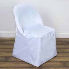 All of our wholesale round folding tables ship free when you purchase 10 or more or combine them with our folding chairs completely outfit your event venue! Balsacircle White Folding Round Polyester Chair Covers Slipcovers For Party Wedding Reception Decorations Walmart Com Walmart Com