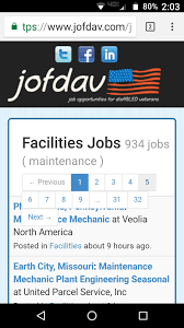 Job Opportunities For Disabled Veterans Has Over 900 Facility Jobs For Disabled Veterans At Www Jofdav Com Come Job Opportunities Disabled Veterans Earth City