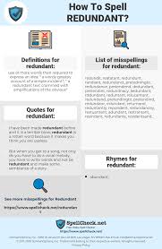 How To Spell Redundant And How To Misspell It Too Spellcheck Net