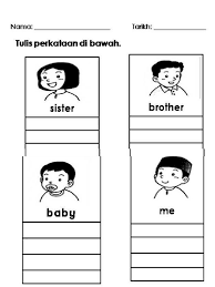 Lembaran kerja bahasa melayu program pemulihan khas kementerian pelajaran malaysia a o o e e i u a i u lembaran. Lembaran Kerja Minggu Keluarga Saya