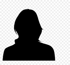 箱入り娘 (hakoiri musume) cats silhouettes are easy to draw fo. Female Silhouette Drawing Clip Art Woman Silhouette Face Front Hd Png Download Vhv