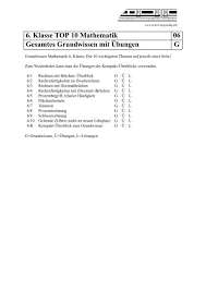 240 s = ______ min. 6 Klasse Top 10 Grundwissen 6 Rechenfertigkeiten Im