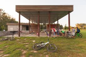 You often see the same runners, which is really nice. Locus Architecture Lebanon Hills Mountain Bike Trailhead