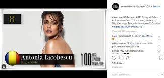 In topul celor mai frumoase femei din lume apar actrite, fotomodele sau foste sportive celebre in toata lumea. Top 100 Antonia In Primele Zece Cele Mai Frumoase Femei Din Lume Romanesti Vedete Unica Ro