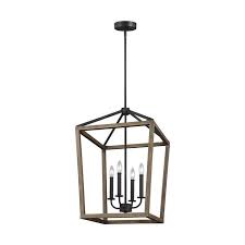 Birch Lane Pendant Lights 4 Light Lantern Square Rectangle Pendant Lighting Fixtures In 2019 Chandelier Lighting Pendant Lighting Lantern Chandelier