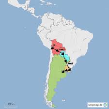 Paraguay also has an honorary wikimili the free encyclopedia. Stepmap Bolivien Paraguay Uruguay Argentinien Landkarte Fur Deutschland