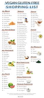 Vegan Gluten Free Diet Grocery Shopping List Veganglutenfree Vegandiet Veganglutenfreediet V Gluten Free Diet Recipes Gluten Free Food List Vegan Food List