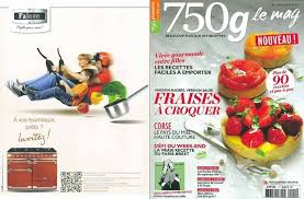 falcon present dans le tout nouveau magazine de cuisine 750g en quatrieme de couverture food fruit fruit salad