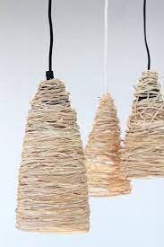 Another one of those amazing diy projects that is inspired by more expensive retail versions and this time, it is the dustin pendant from ralph lauren. Make These Easy Diy Raffia Pendant Lights Dossier Blog