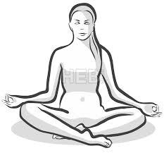 Hand Drawn Siddhasana Perfect Pose Yoga Woman Hebstreits Sketches How To Draw Hands Yoga Women Yoga Drawing