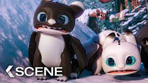 Toothless And His Kids Visit New Berk Scene How To Train Your Dragon Homecoming 2019 Youtube