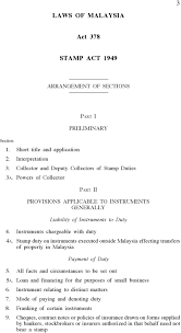 Bsd rates for residential properties. Stamp Laws Of Malaysia Reprint Act 378 Stamp Act Pdf Free Download