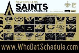 New Orleans Saints Schedule Saints Schedule New Orleans Saints Schedule New Orleans Saints