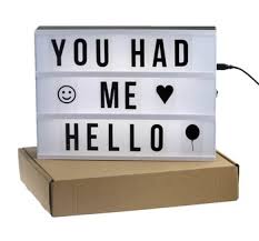 A4 Small Led Light Letter Box Gliving Retro Cinematic Light Up Your Life With 124 Letters Numbers Symbols And Emoji Expression Buy Led Letter Box Cinematic Light Up Box Small Led Light Box Product