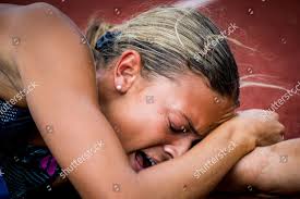 Us Anna Hall Celebrates After Winning Editorial Stock Photo