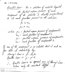 Check spelling or type a new query. State Raoult S Law For Solutions Of Volatile Liquid Components How Does Raoults Law Become A Special Case Of Heneys Law
