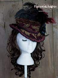 Hat Pattern Pdf Digital In Victorian Style For Steampunk And Etsy In 2021 Victorian Hats Victorian Steampunk Ripper Street