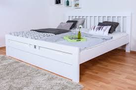 Mit den bettwaren von dreamhouse werdet ihr euer bett gar nicht mehr verlassen wollen. Doppelbett Easy Premium Line K8 Inkl 1 Abdeckblende 200 X 200 Cm Buche Vollholz Massiv Weiss Lackiert