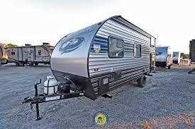 There is a queen sized murphy bed in the front and a full bath in the rear. 2021 Forest River Cherokee Wolf Pup Midwest 16bhs Camp Rite Rv