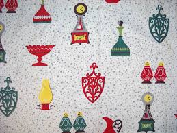 vintage 1950's kitchen curtains 1950s