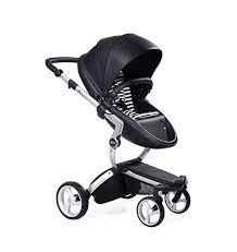 Mima Xari Moldura De Aluminio Preto Assento Preto E Branco Starter Mima Usa Strollers
