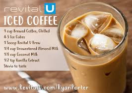 Revital U Iced Coffee Recipe Coffee Recipe Healthy Ice Coffee Recipe Coffee Recipes