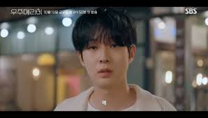 Tense groom at wedding