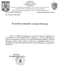 Italiano, storia, geografia, matematica, scienze. AnunÈ Renumerotate StradalÄ Sediu PrimÄrie Comuna Moneasa Judetul Arad