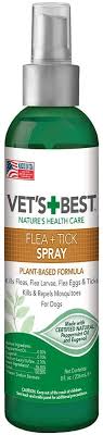 Amazon Com Vets Best Flea Tick Spray 8 Oz Usa Made Brown 3165810346 Pet Supplies