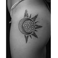 Sacred Geometry Geometry Tattoo Sacred Geometry Tattoo Moon Tattoo Dotwork