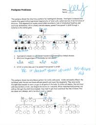 The disorder causes a lack of pigment in the skin and hair making an albino appear pedigree analysis practice problems with answers. Pedigrees Practice Worksheet Answers Worksheet List