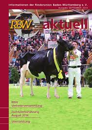 RBW aktuell Ausgabe September 2014 by Rinderunion Baden-Wuerttemberg e.V. -  Issuu